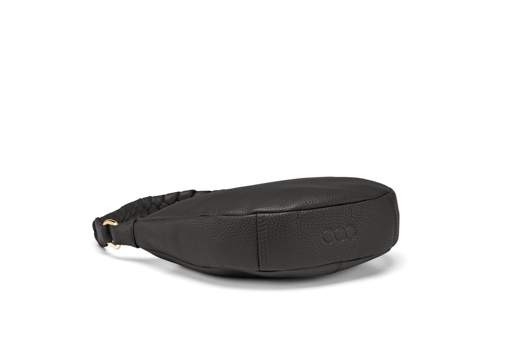MINI EBBA | schwarz | gold | genarbt