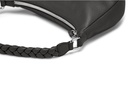 MINI EBBA | schwarz | silber | genarbt