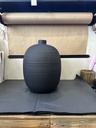 Vase Kimo Zement 30,5x30,5x40cm schwarz