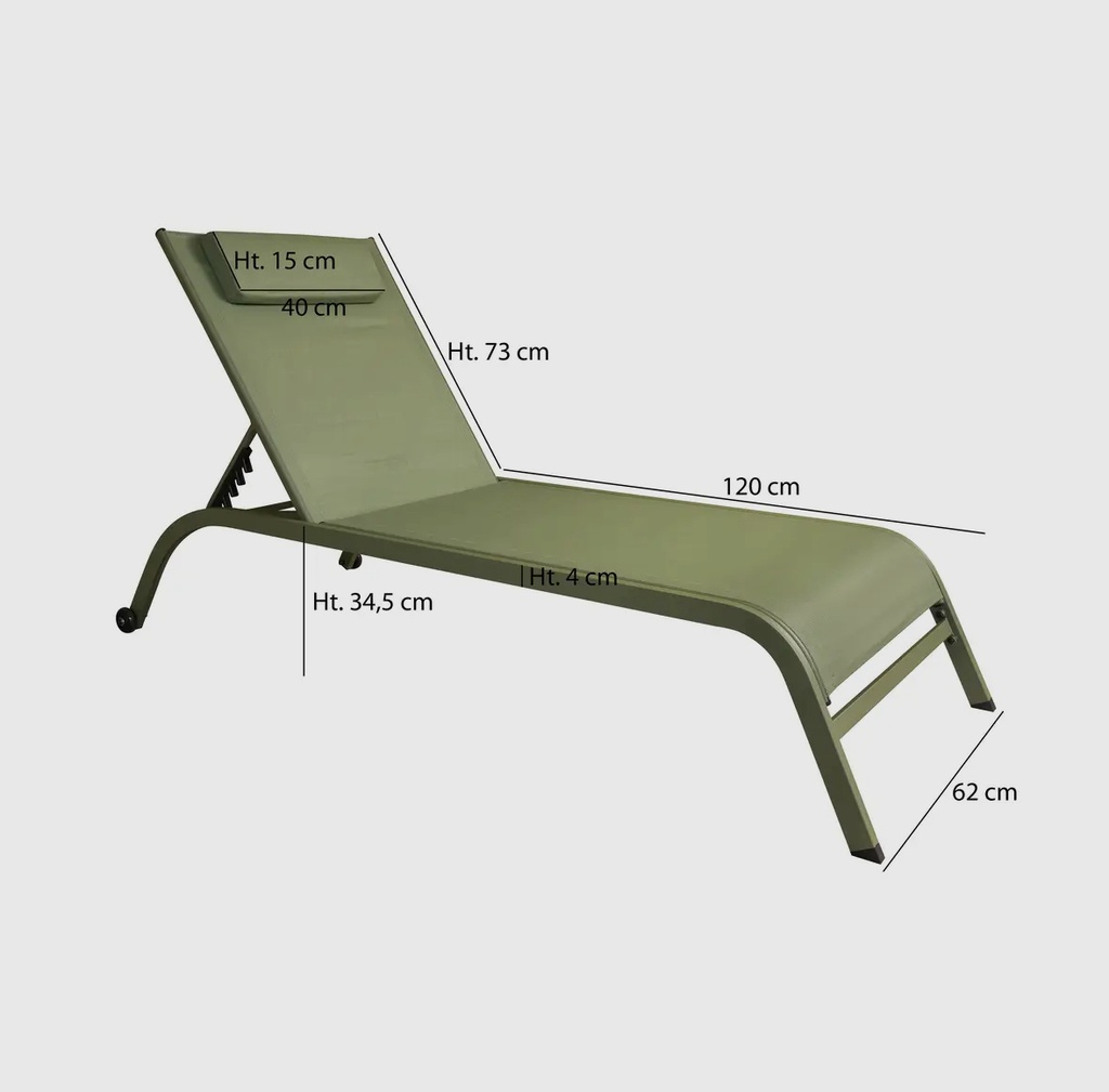 Sonnenliege Olive