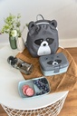 Lässig - Kindergartenrucksack Tiny - Waschbär, Grau
