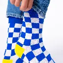 Billybelt - Baumwollsocken kariert Marina Bay