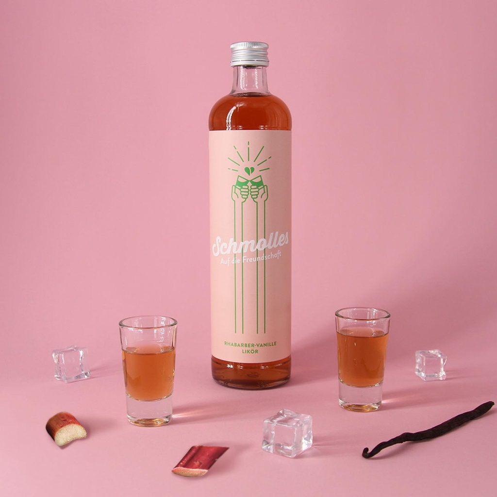 Schmolles - Rhabarber-Vanille Likör 500ml