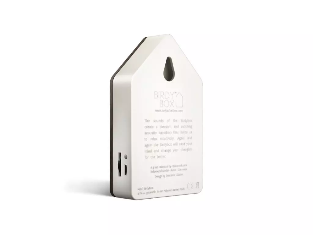 Relaxound - Birdybox Steamed Oak - Naturgeräuschebox