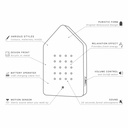 Relaxound - Birdybox Toffee Terrazzo - Naturgeräuschebox