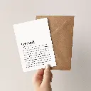 Aemmi - Klappkarte mit Umschlag - Lehrkraft