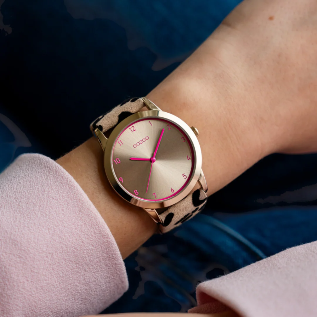 Oozoo Timepieces - Armbanduhr - Leo Gold / Pink 38mm M