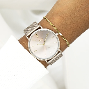 Oozoo Timepieces - Armbanduhr - Vintage Damen Edelstahl-Mesh-Armband - Taupe - 40 mm M