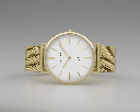 Oozoo Timepieces - Armbanduhr - Vintage Unisex Edelstahl-Mesh-Armband - Gold/Weiß 40mm