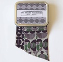 Les Belles Vagabondes - Seidenschal Bandeau Berlin Prune