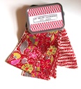 Les Belles Vagabondes - Seidenschal Bandeau Slash Jardin Anglais Bordeaux