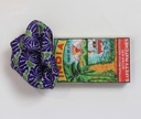 Les Belles Vagabondes - Seidentuch Mini Plumeria prune purple