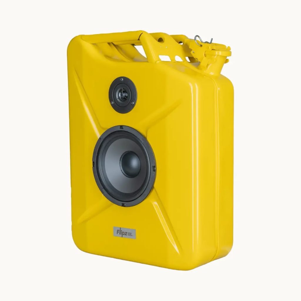 Flipz Speaker - Petrol sound yellow L (jerrycan)