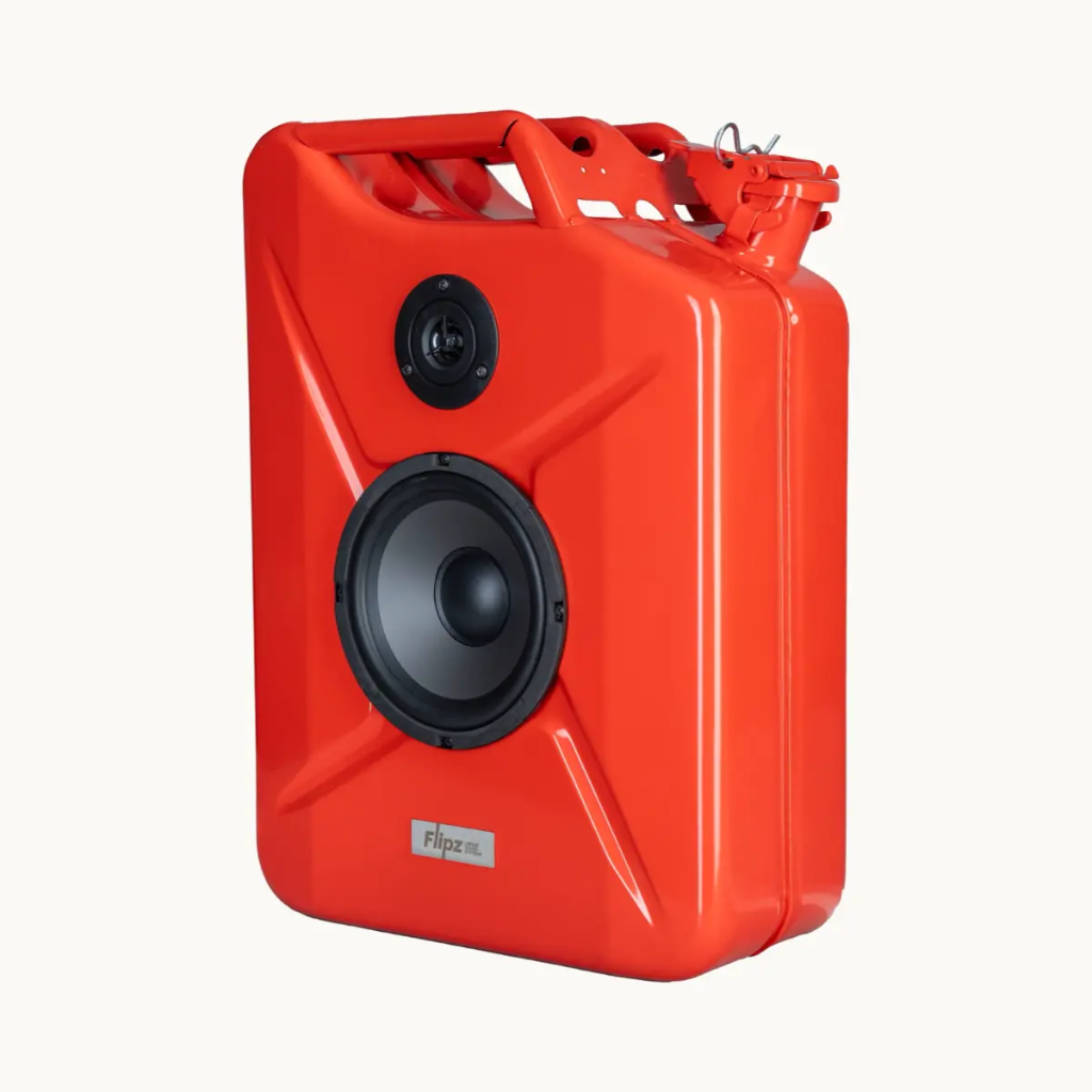 Flipz Speaker - Petrol sound fireman red L (jerrycan)