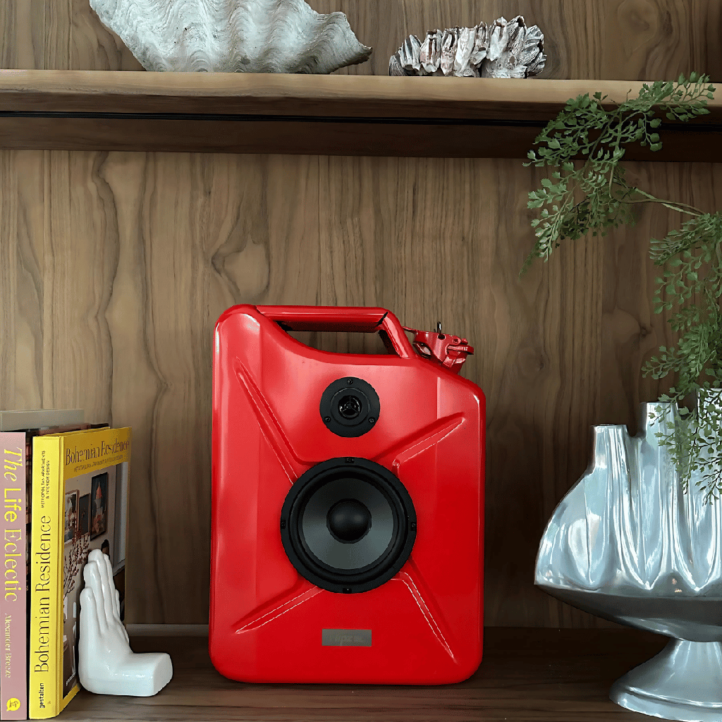 Flipz Speaker - Petrol sound fireman red L (jerrycan)