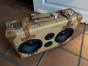 Flipz - Vintage Koffer Geflecht/Cognac stereo Nr. 24