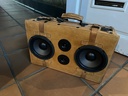 Flipz - Vintage Koffer Cognac Black stereo Nr. 23