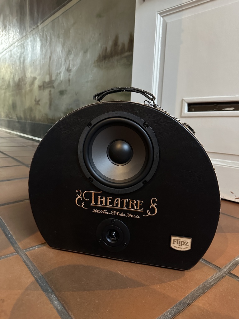 Flipz - Vintage Koffer Theatre original black mono Nr. 15