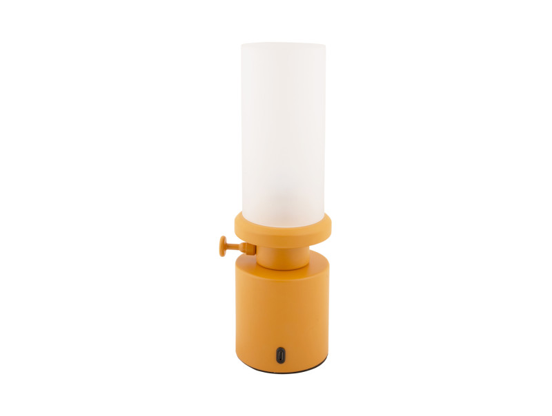 Present Time - Table lamp CAMP LED iron ochre yellow