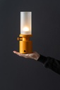 Present Time - Table lamp CAMP LED iron ochre yellow