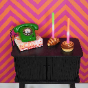 Housevitamin - Kerzenhalter Croissant braun 14x6,5cm