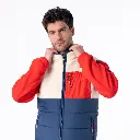 Billybelt - Sherpa Weste ärmellos zweifarbig - Creme Marine