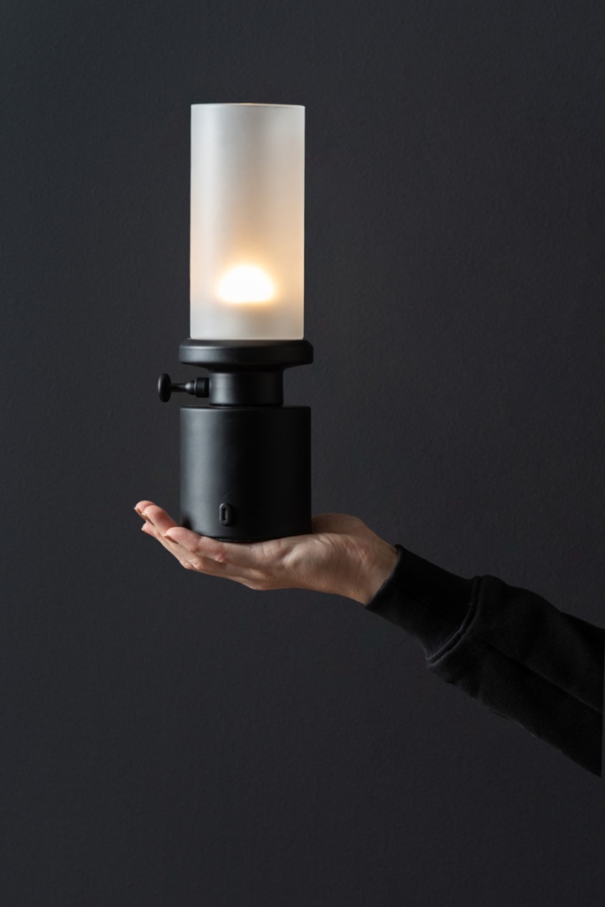 Present Time - Table lamp CAMP LED iron black