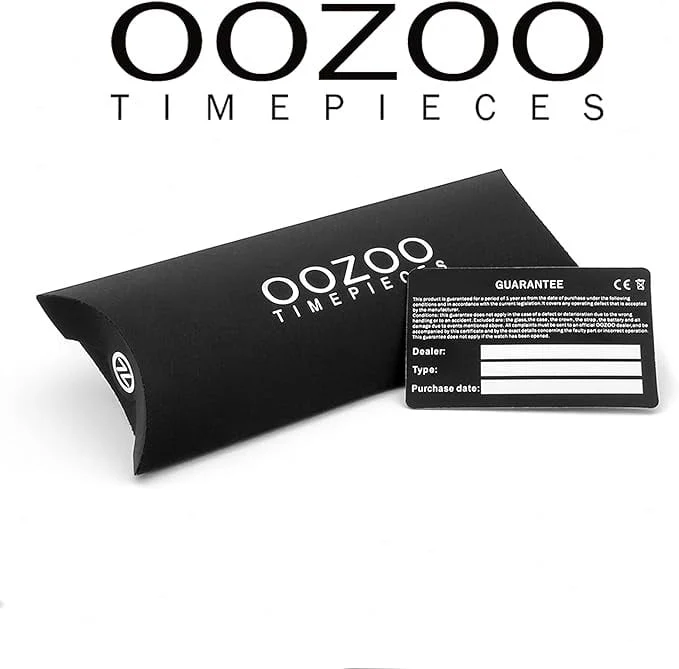 Oozoo Timepieces - Armbanduhr - Vintage Unisex Edelstahl-Mesh-Armband - gold / weiß