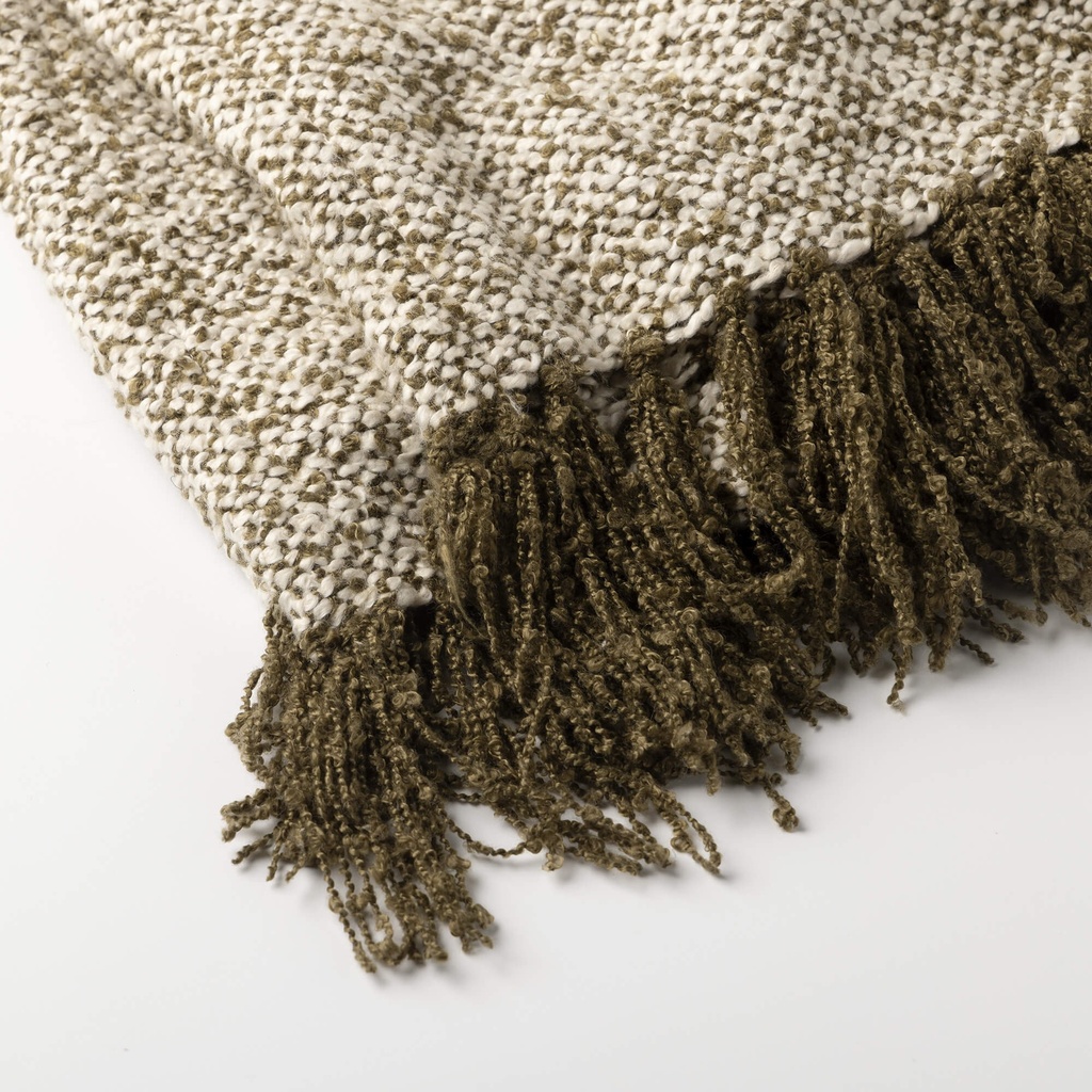Dutch Decor - Plaid Sally Olive 140x180cm