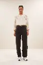 By Bar - Becky lurex blouse - 1700 rose lurex stripe