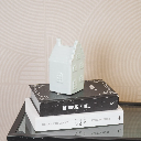 Housevitamin - Money Bank Spardose Hollandhaus Keramik mintgrün 7x7x13cm