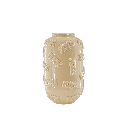 Housevitamin - Vase Fuck beige white 17x17x27cm