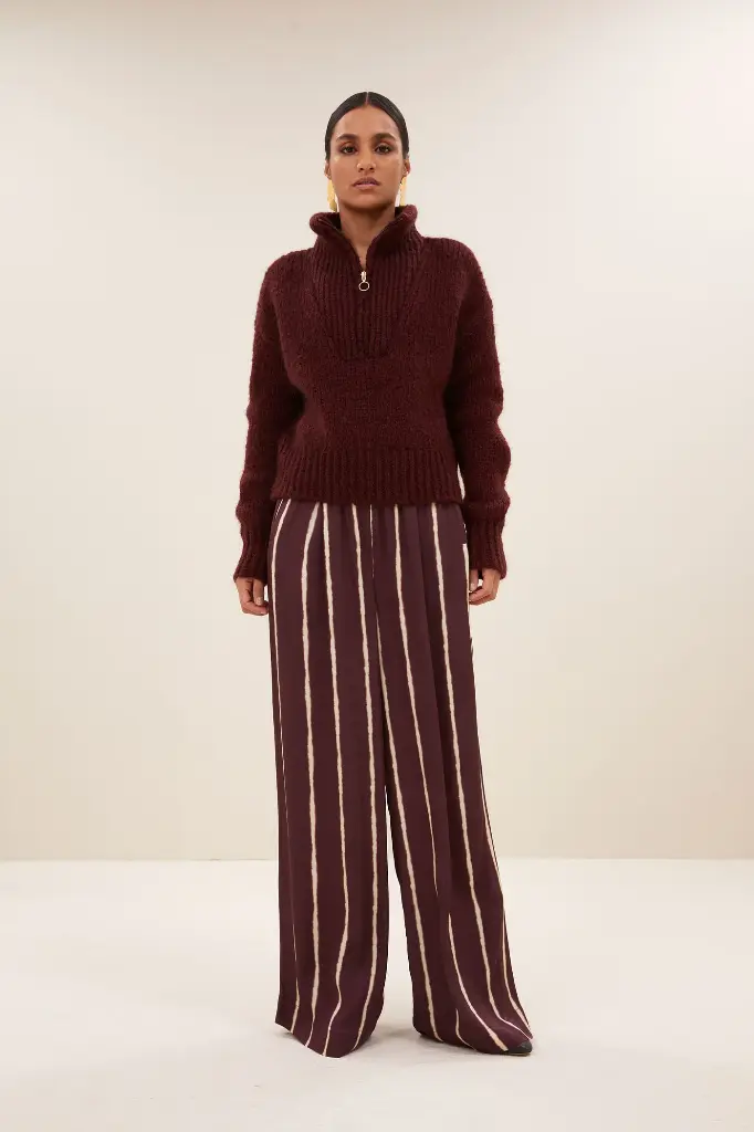 By Bar - Boxy beau pullover - 325 wine