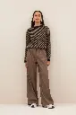 By Bar - Diagonal natural pullover - 730 biscuit