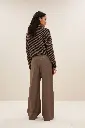 By Bar - Diagonal natural pullover - 730 biscuit