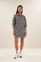 By Bar - Flynth grey cheetah dress - 803 grey cheetah