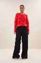 By Bar - Meya cardigan - 332 lipstick