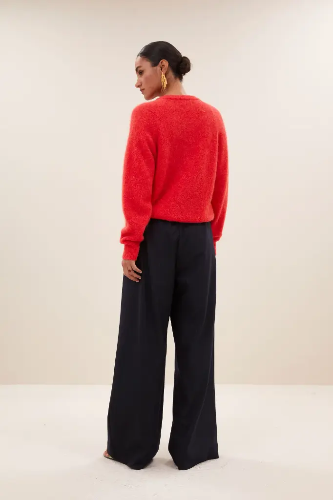 By Bar - Meya cardigan - 332 lipstick