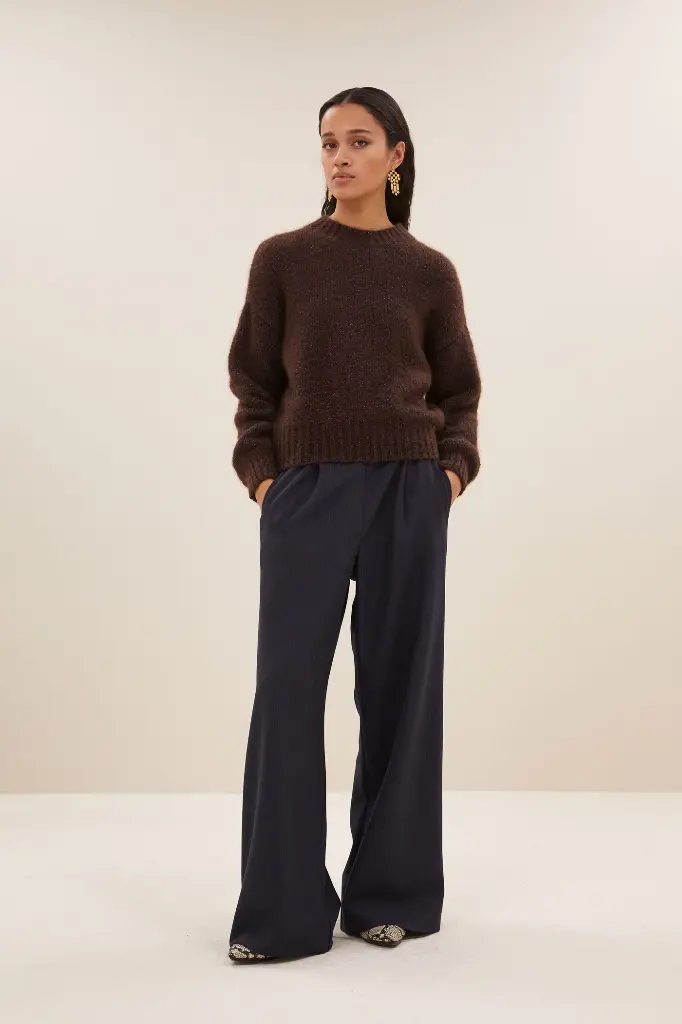 By Bar - Sonny sparkle pullover - 785 dark brown