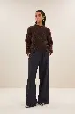 By Bar - Sonny sparkle pullover - 785 dark brown
