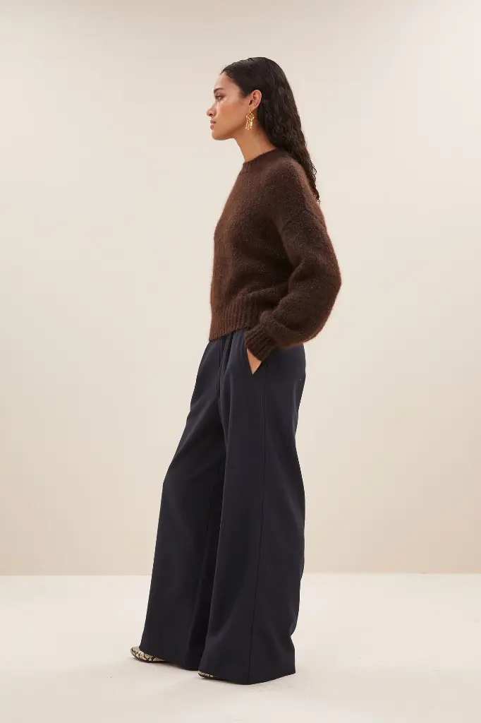By Bar - Sonny sparkle pullover - 785 dark brown
