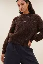 By Bar - Sonny sparkle pullover - 785 dark brown