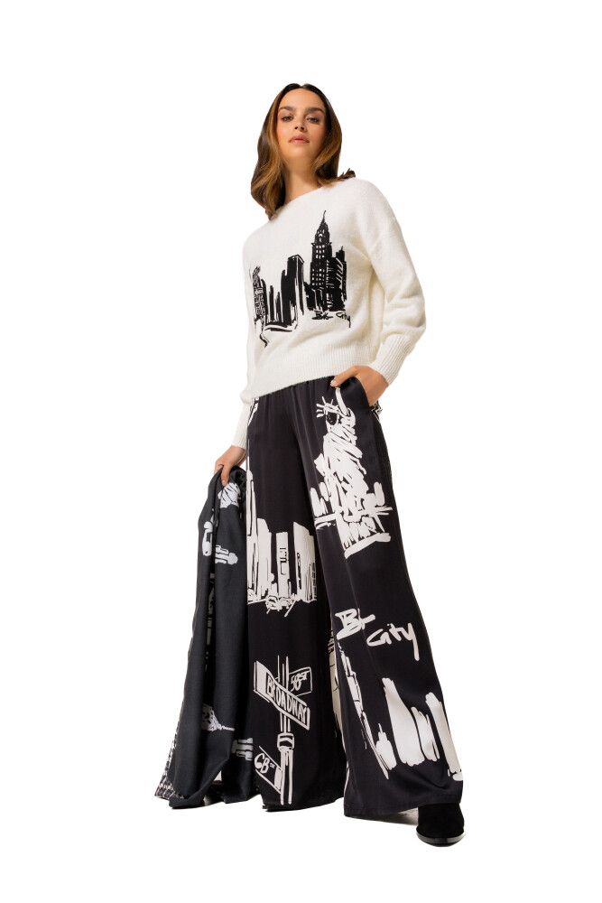 Caroline Biss - COMFORTABLE NEW YORK PULLOVER multi color
