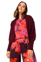 Caroline Biss - Cosy bolero plum