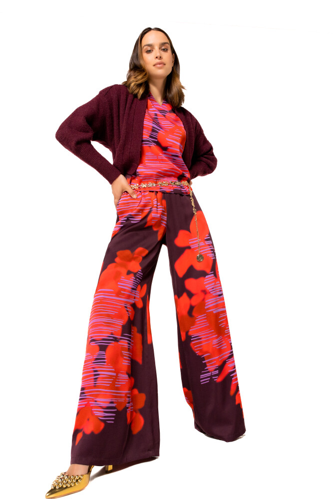 Caroline Biss - Cosy bolero plum
