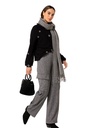 Caroline Biss - Cosy scarf black white multi