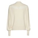 Caroline Biss - FINE KNIT LOOSE-FITTING PULLOVER WITH OPENWORK EFFECT cream