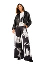 Caroline Biss - FLOWY PALAZZO TROUSERS, ELASTIC WAIST multi color