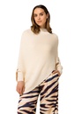 Caroline Biss - Fine-knit poncho cream