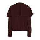 Caroline Biss - LOOSE TOP WITH FLOUNCE EFFECT plum
